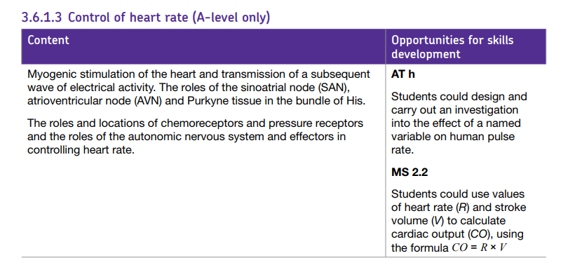 Specification reference