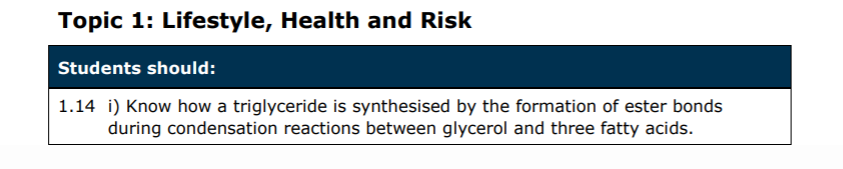 Specification reference