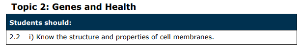 Specification reference