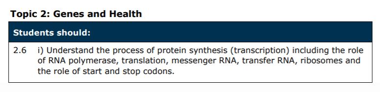 Specification reference