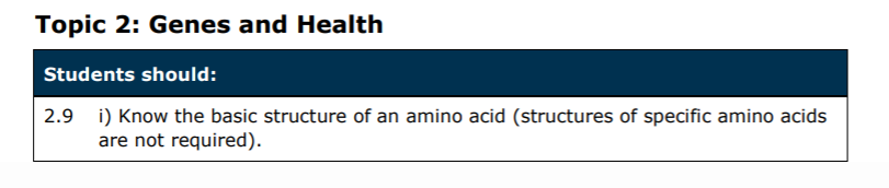 Specification reference