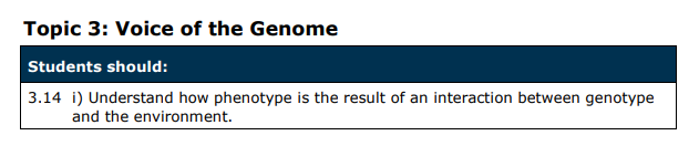 Specification reference