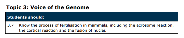 Specification reference