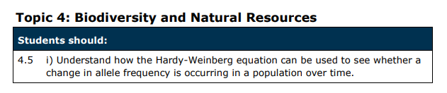 Specification reference