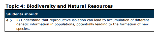 Specification reference