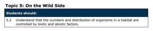 Specification reference