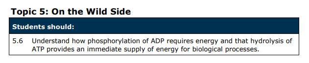 Specification reference