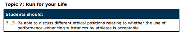 Specification reference
