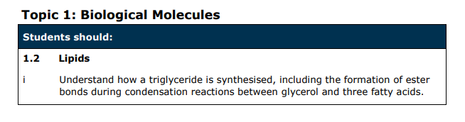 Specification reference