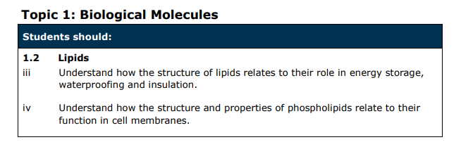 Specification reference