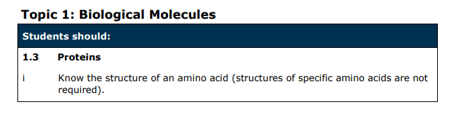 Specification reference