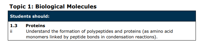 Specification reference