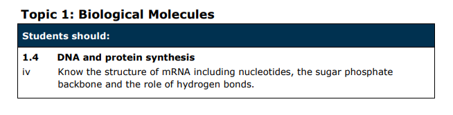 Specification reference