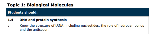 Specification reference