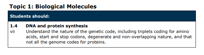 Specification reference
