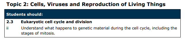 Specification reference