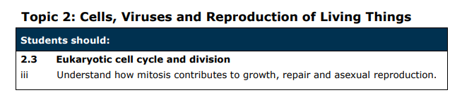 Specification reference
