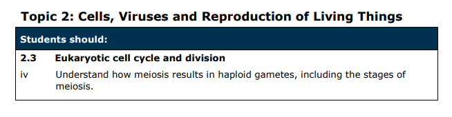 Specification reference