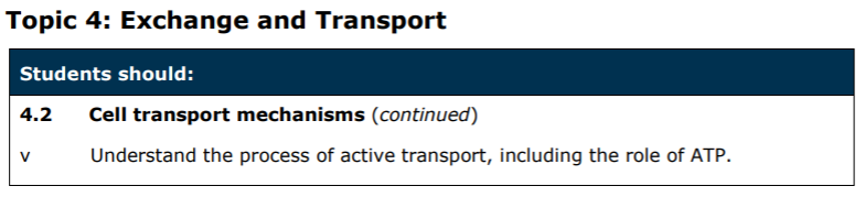 Specification reference