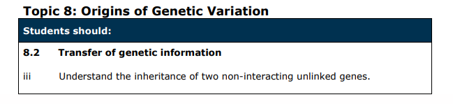 Specification reference