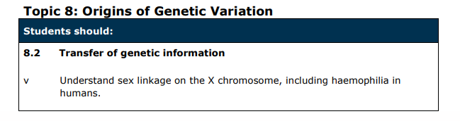 Specification reference
