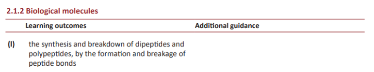 Specification reference