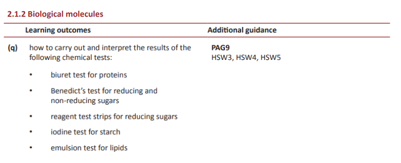 Specification reference