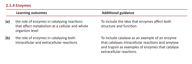 Specification reference
