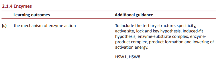 Specification reference