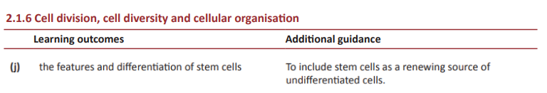 Specification reference