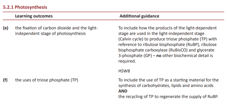 Specification reference