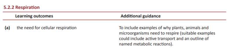 Specification reference