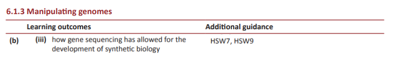 Specification reference