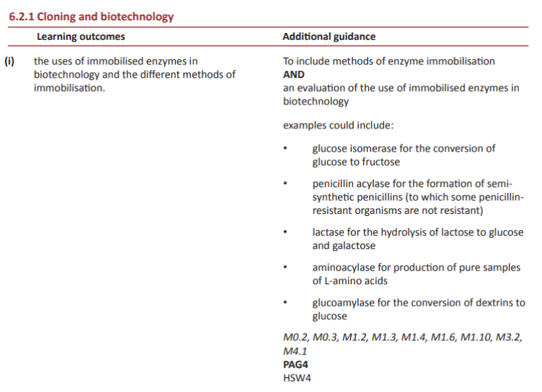 Specification reference