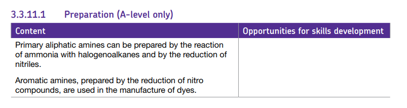 Specification reference