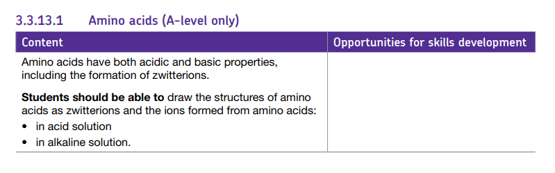 Specification reference