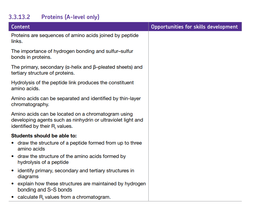 Specification reference