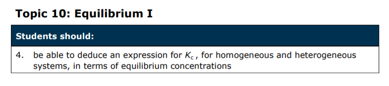 Specification reference