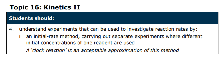 Specification reference
