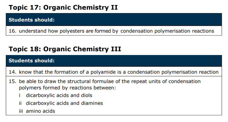 Specification reference