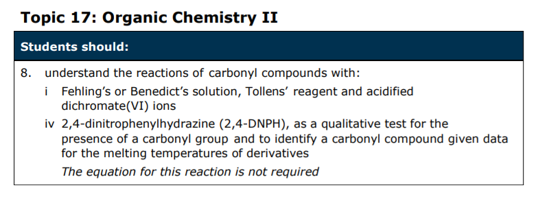 Specification reference