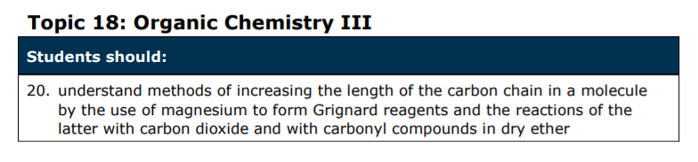 Specification reference