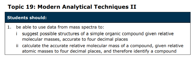 Specification reference