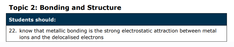 Specification reference