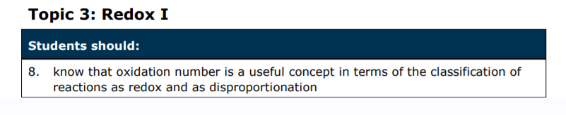 Specification reference
