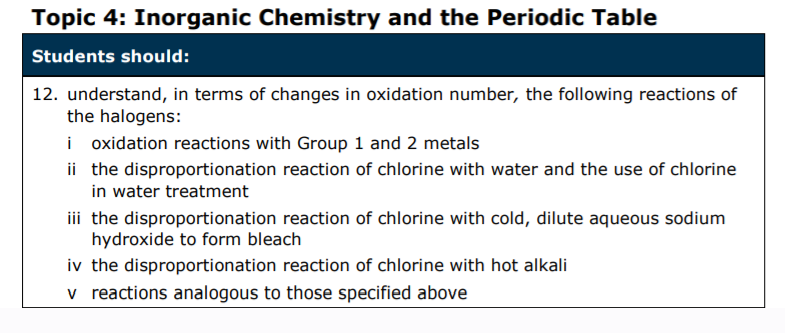 Specification reference
