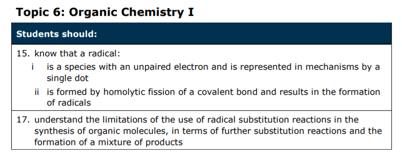 Specification reference