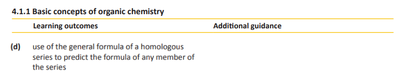 Specification reference