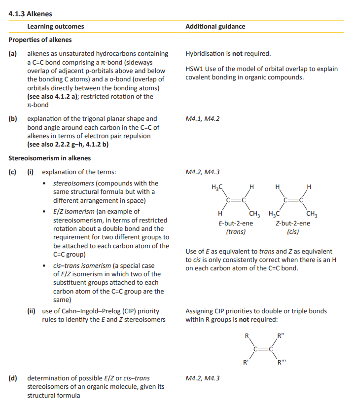 Specification reference