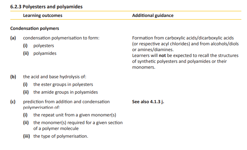 Specification reference